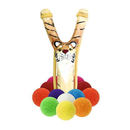 Tiger Wooden Slingshot