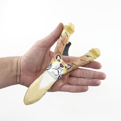 Tiger Wooden Slingshot